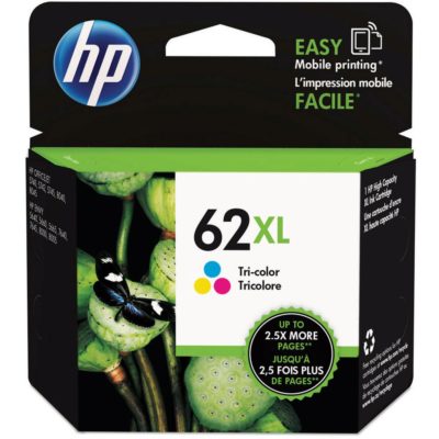 Hp 62XL High Yield Ink Cartridge, Tri-Colour Single Pack, C2P07AE Hp 62XL High Yield Ink Cartridge, Tri-Colour Single Pack, C2P07AE